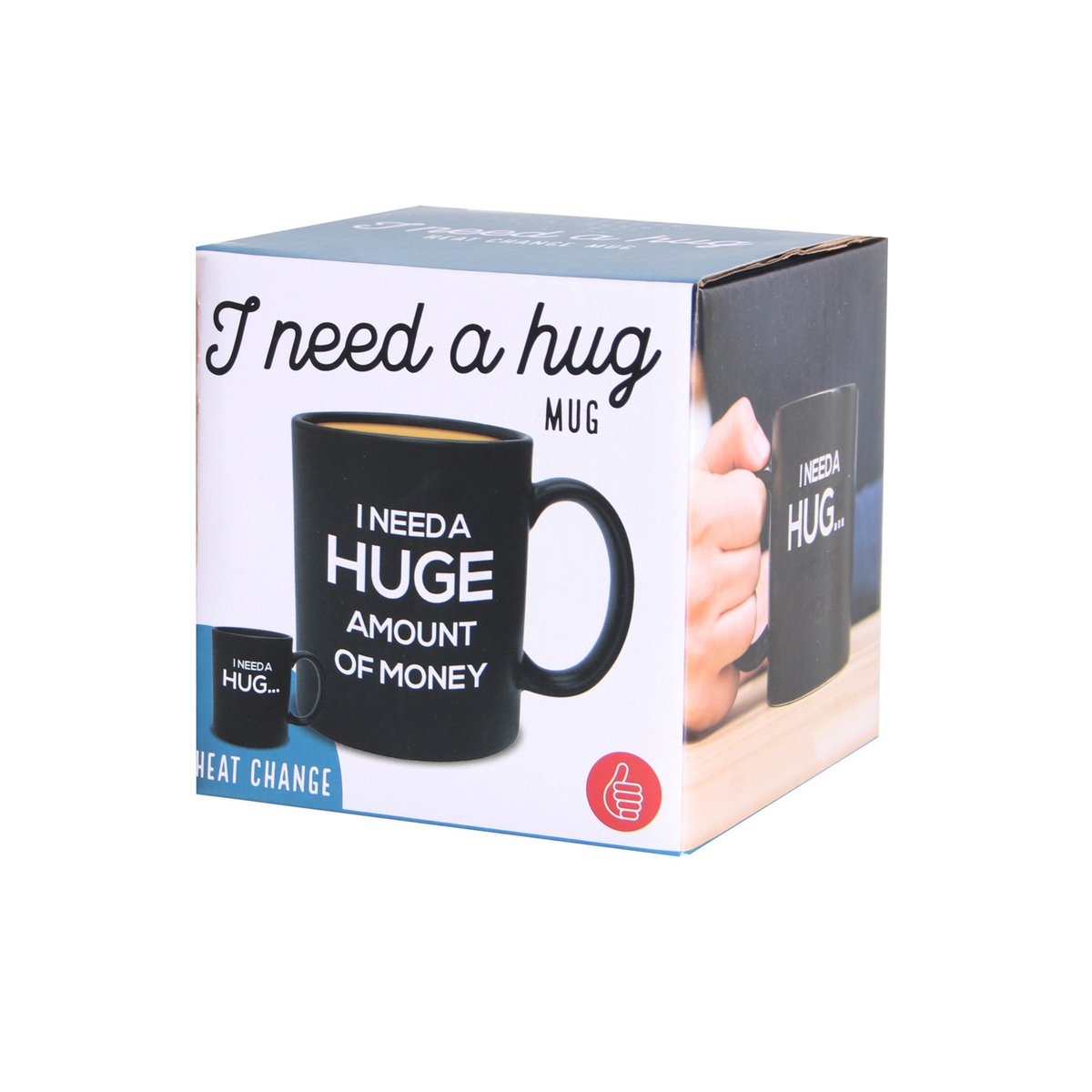Beker "I need a Hug Mug" - met kleurverandering
