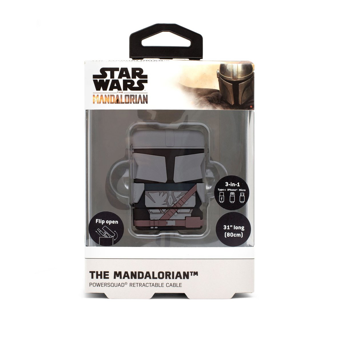 PowerSquad - Flip intrekbare kabel "The Mandalorian"