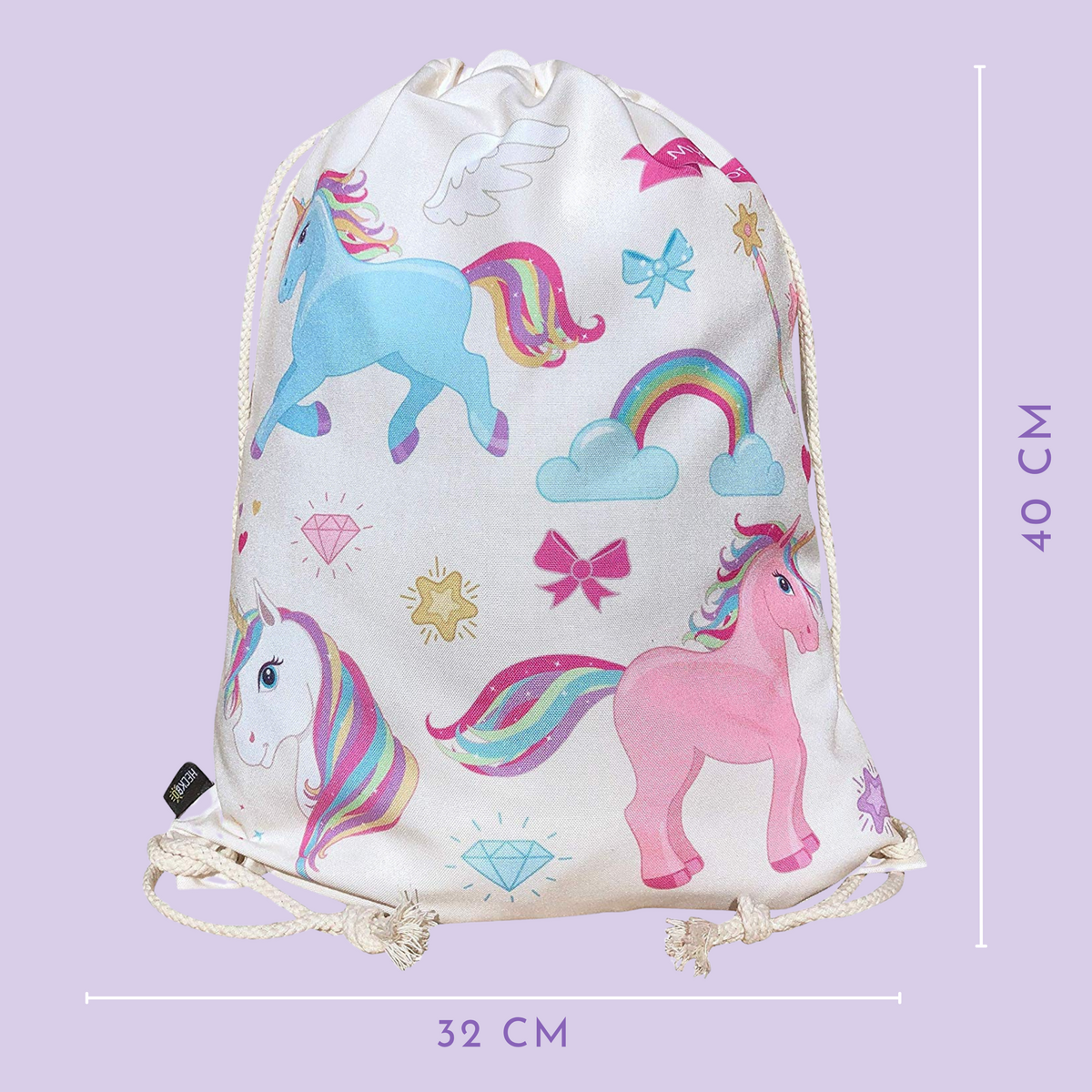 Gym Bag voor kinderen eenhoorn