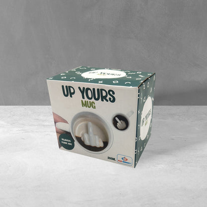 Mad Monkey -Mug "UP YOURS"