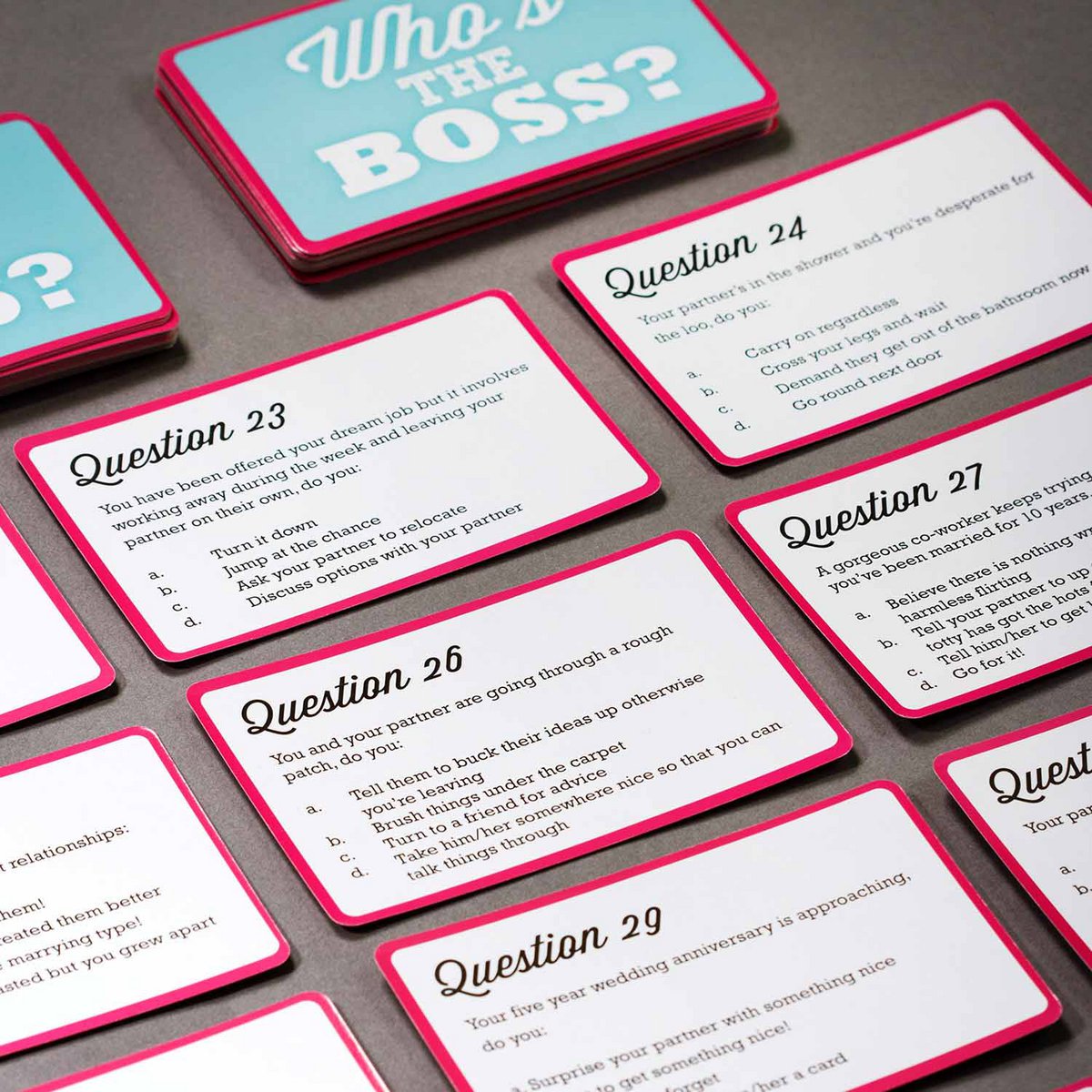 Kaartquiz "Wie is de baas"