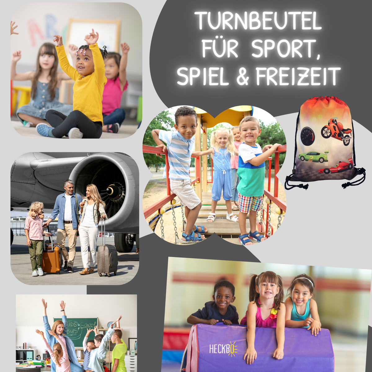 Gym Bag Racing voor kinderen