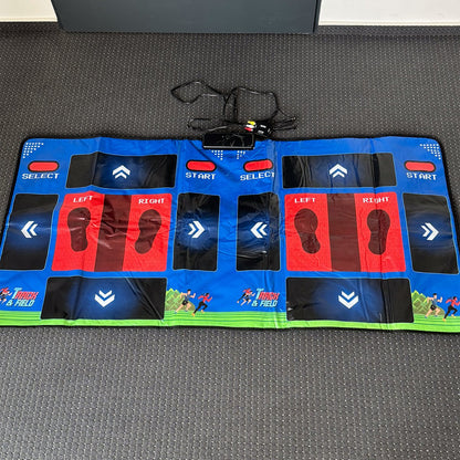 Mad Monkey - Retro Track and Field Mat voor 2 spelers inclusief 25x 8-bit games