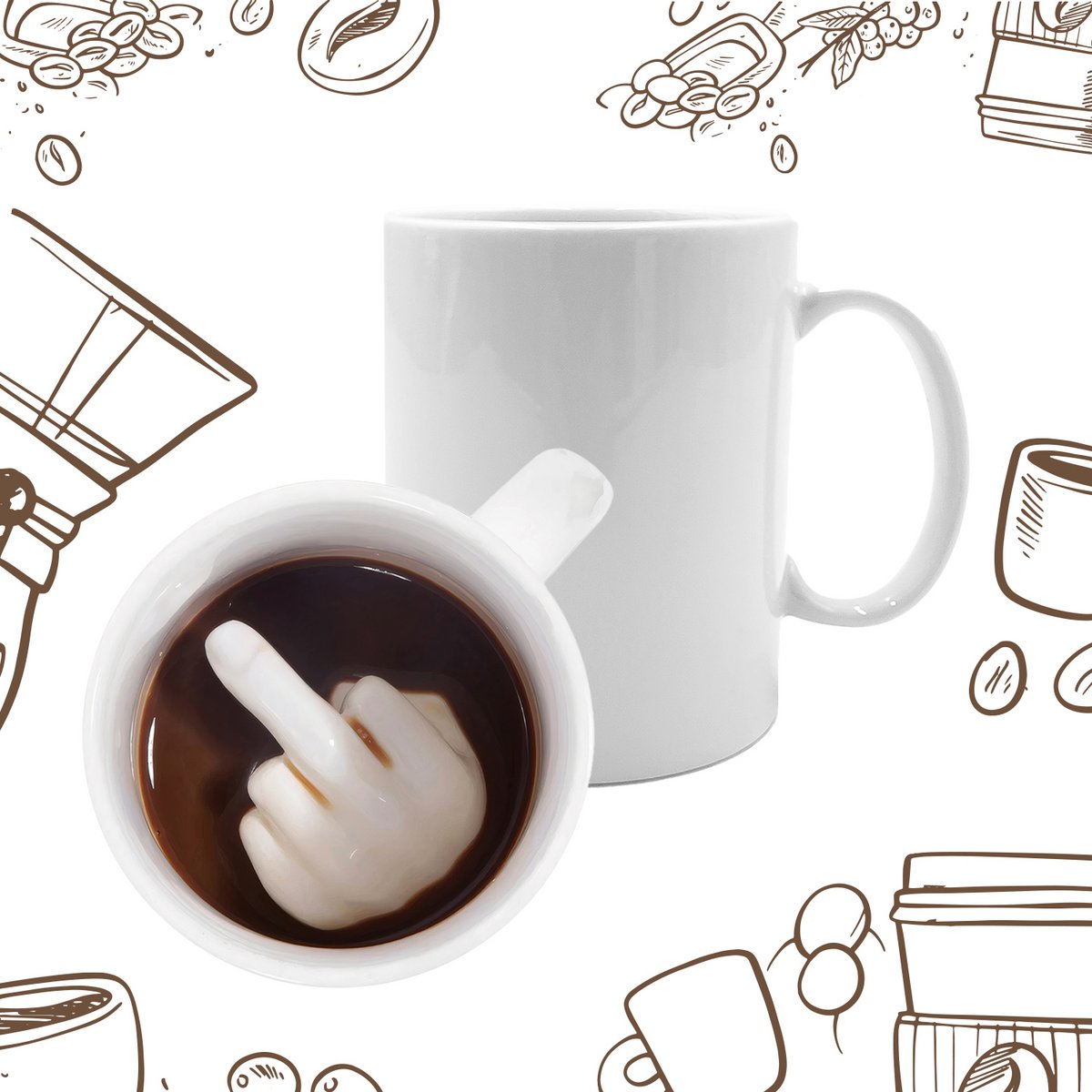 Mad Monkey -Mug "UP YOURS"