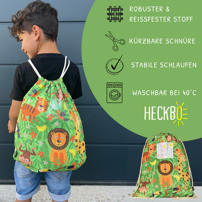 Gymnastics Jungle voor kinderen met raam