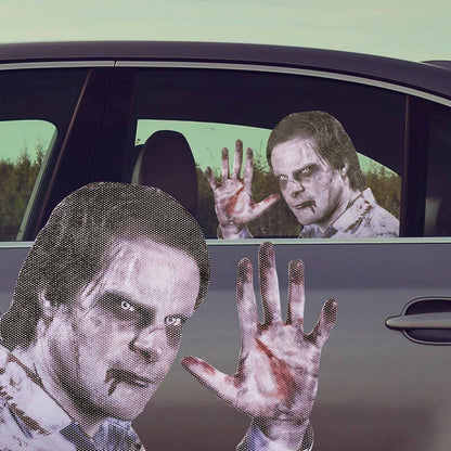 Rijd met een zombie - Raamstickers