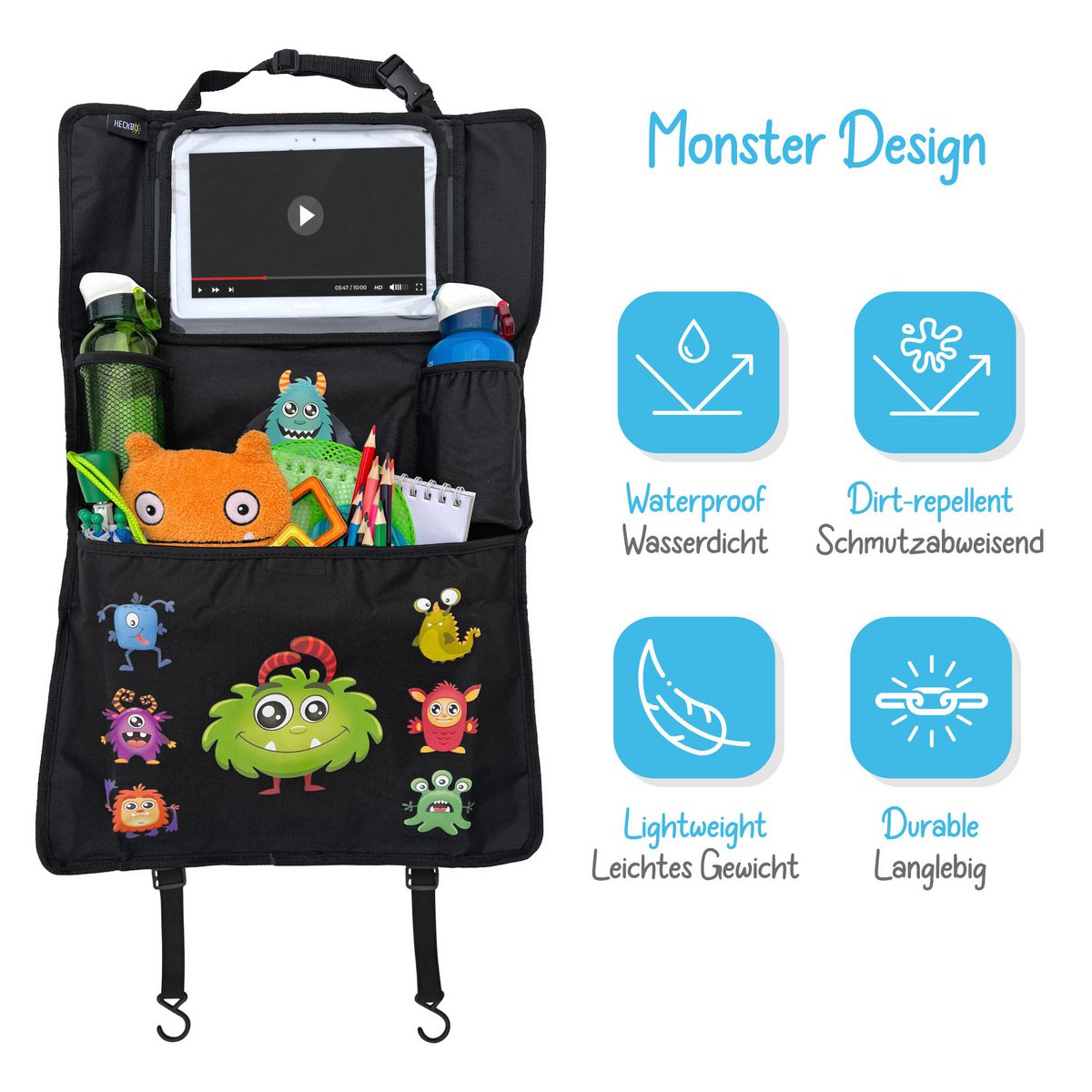 Organisator voor de achterbank - Monster