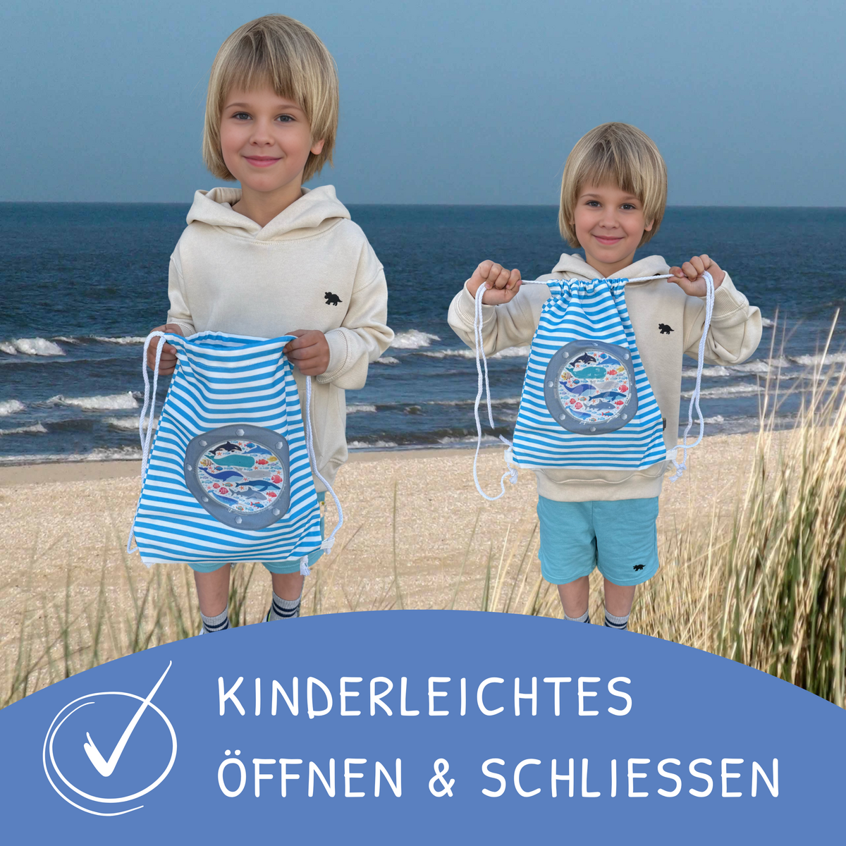 Gymnastiektas voor kinderen met een kijkvenster