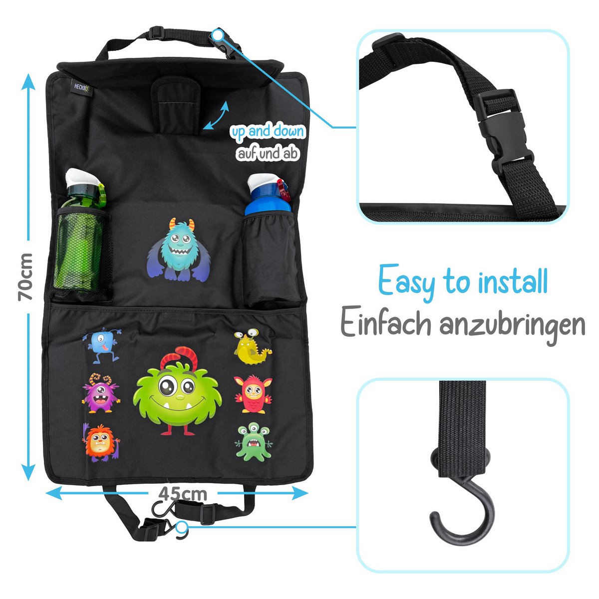 Organisator voor de achterbank - Monster